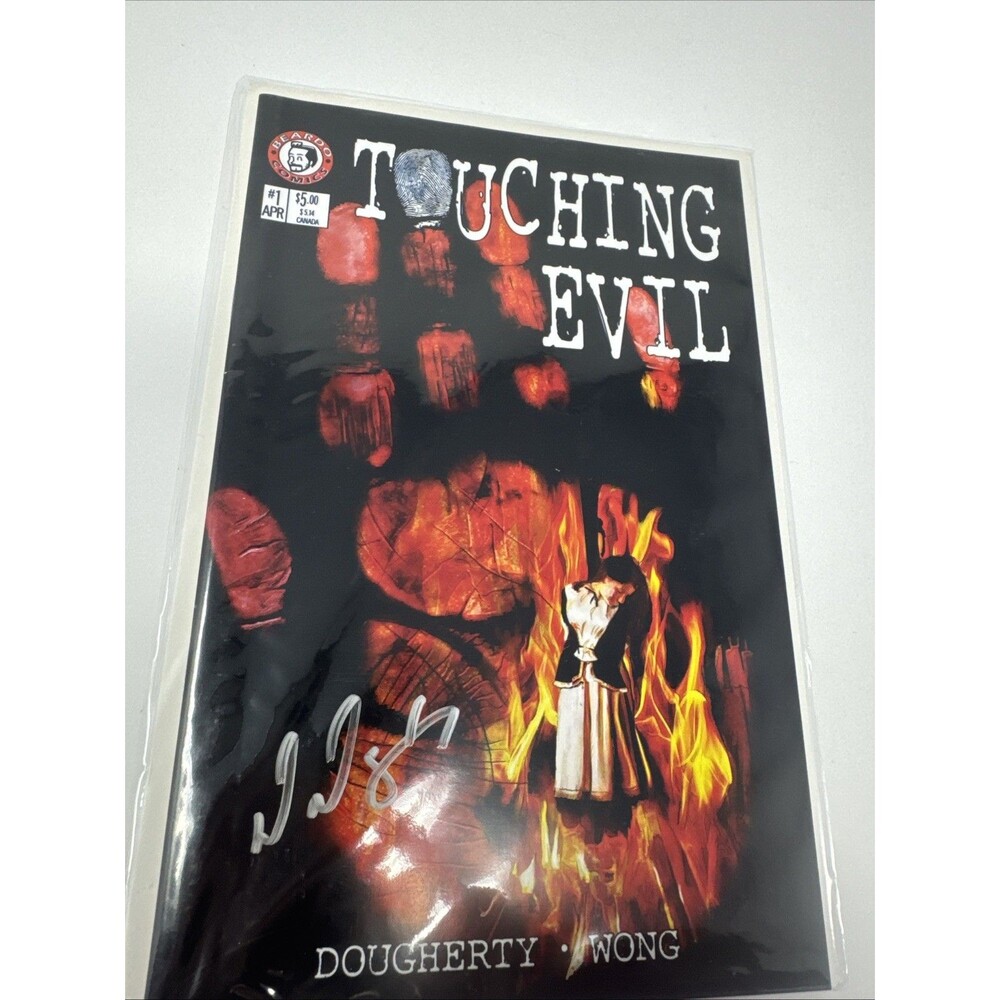 Touching Evil #1 Comic Signed by Dan Dougherty Autographed Beardo Comics